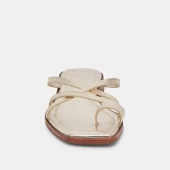 INDIGO SANDALS GOLD DISTRESSED LEATHER(Indigo Sandals Gold Distressed Leather) -Dolce Vita Shop DOLCEVITA SANDALS INDIGO GOLDMETALLICLEATHER 04