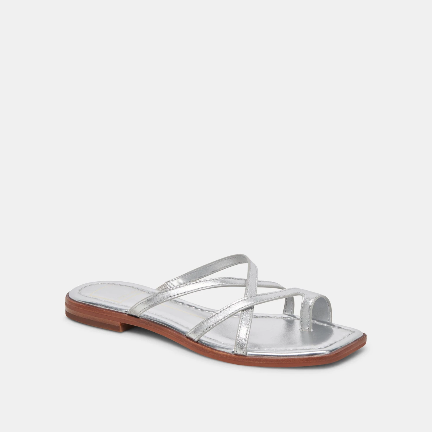 INDIGO SANDALS SILVER DISTRESSED LEATHER(Indigo Sandals Silver Distressed Leather) 2 INDIGO SANDALS SILVER DISTRESSED LEATHER(Indigo Sandals Silver Distressed Leather) - Image 2