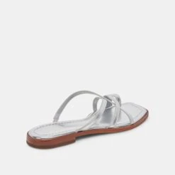 INDIGO SANDALS SILVER DISTRESSED LEATHER(Indigo Sandals Silver Distressed Leather) 11 INDIGO SANDALS SILVER DISTRESSED LEATHER(Indigo Sandals Silver Distressed Leather) -Dolce Vita Shop DOLCEVITA SANDALS INDIGO SILVERMETALLICLEATHER 03