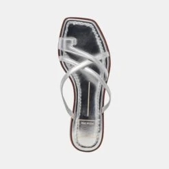 INDIGO SANDALS SILVER DISTRESSED LEATHER(Indigo Sandals Silver Distressed Leather) 16 INDIGO SANDALS SILVER DISTRESSED LEATHER(Indigo Sandals Silver Distressed Leather) -Dolce Vita Shop DOLCEVITA SANDALS INDIGO SILVERMETALLICLEATHER 06