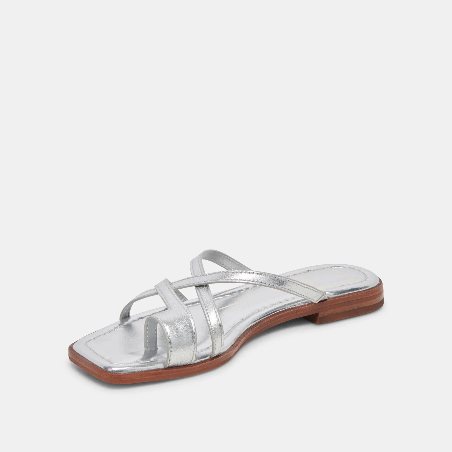 INDIGO SANDALS SILVER DISTRESSED LEATHER(Indigo Sandals Silver Distressed Leather) 4 INDIGO SANDALS SILVER DISTRESSED LEATHER(Indigo Sandals Silver Distressed Leather) - Image 4