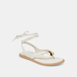 JUDY SANDALS BONE LEATHER(Judy Sandals Bone Leather) -Dolce Vita Shop DOLCEVITA SANDALS JUDY BONELEATHER 01