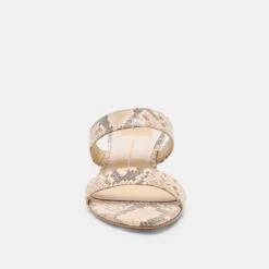 KAMILE SANDALS NATURAL SNAKE EMBOSSED LEATHER(Kamile Sandals Natural Snake Embossed Leather) -Dolce Vita Shop DOLCEVITA SANDALS KAMILE NATURAL SNAKE EMBOSSED LEATHER 04