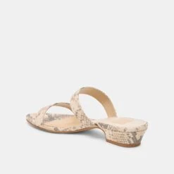 KAMILE SANDALS NATURAL SNAKE EMBOSSED LEATHER(Kamile Sandals Natural Snake Embossed Leather) -Dolce Vita Shop DOLCEVITA SANDALS KAMILE NATURAL SNAKE EMBOSSED LEATHER 08