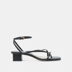 KARLOS SANDALS BLACK LEATHER(Karlos Sandals Black Leather)