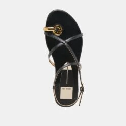 KESHA SANDALS BLACK LEATHER(Kesha Sandals Black Leather) -Dolce Vita Shop DOLCEVITA SANDALS KESHA BLACKLEATHER 06