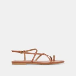 KESHA SANDALS COGNAC LEATHER(Kesha Sandals Cognac Leather)