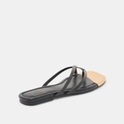 LAGUNA SANDALS BLACK LEATHER(Laguna Sandals Black Leather) -Dolce Vita Shop DOLCEVITA SANDALS LAGUNA BLACKLEATHER 03