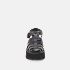 LASLY TONAL SANDALS BLACK LEATHER(Lasly Tonal Sandals Black Leather) -Dolce Vita Shop DOLCEVITA SANDALS LASLYTONAL BLACKLEATHER 04