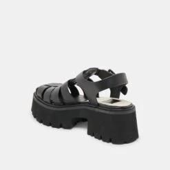 LASLY TONAL SANDALS BLACK LEATHER(Lasly Tonal Sandals Black Leather) -Dolce Vita Shop DOLCEVITA SANDALS LASLYTONAL BLACKLEATHER 09