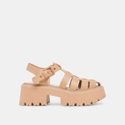 LASLY TONAL SANDALS CAFE LEATHER(Lasly Tonal Sandals Cafe Leather)