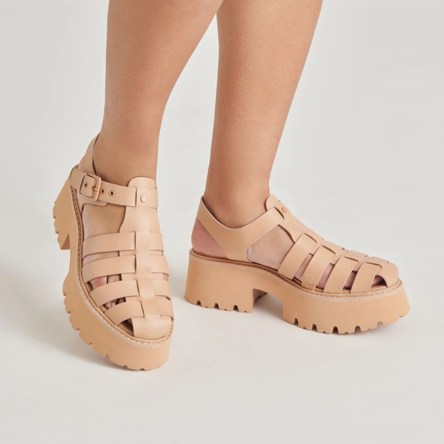 LASLY TONAL SANDALS CAFE LEATHER(Lasly Tonal Sandals Cafe Leather) 4 LASLY TONAL SANDALS CAFE LEATHER(Lasly Tonal Sandals Cafe Leather) - Image 4
