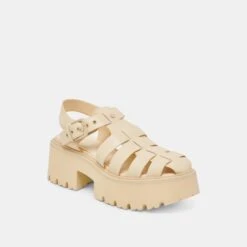 LASLY TONAL SANDALS LIGHT YELLOW LEATHER(Lasly Tonal Sandals Light Yellow Leather) -Dolce Vita Shop DOLCEVITA SANDALS LASLYTONAL LIGHTYELLOWLEATHER 01