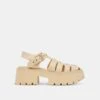 LASLY TONAL SANDALS LIGHT YELLOW LEATHER(Lasly Tonal Sandals Light Yellow Leather)