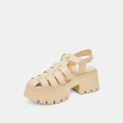 LASLY TONAL SANDALS LIGHT YELLOW LEATHER(Lasly Tonal Sandals Light Yellow Leather) -Dolce Vita Shop DOLCEVITA SANDALS LASLYTONAL LIGHTYELLOWLEATHER 08