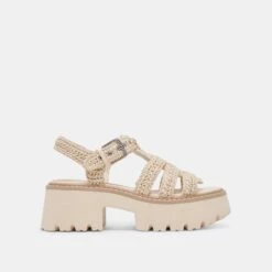 LATICE SANDALS OATMEAL KNIT(Latice Sandals Oatmeal Knit)