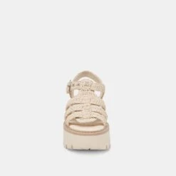 LATICE SANDALS OATMEAL KNIT(Latice Sandals Oatmeal Knit) -Dolce Vita Shop DOLCEVITA SANDALS LATICE OATMEALKNIT 04