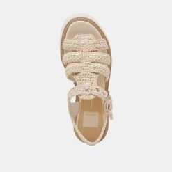 LATICE SANDALS OATMEAL KNIT(Latice Sandals Oatmeal Knit) -Dolce Vita Shop DOLCEVITA SANDALS LATICE OATMEALKNIT 06