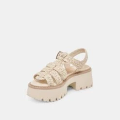 LATICE SANDALS OATMEAL KNIT(Latice Sandals Oatmeal Knit) -Dolce Vita Shop DOLCEVITA SANDALS LATICE OATMEALKNIT 08