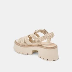 LATICE SANDALS OATMEAL KNIT(Latice Sandals Oatmeal Knit) -Dolce Vita Shop DOLCEVITA SANDALS LATICE OATMEALKNIT 09