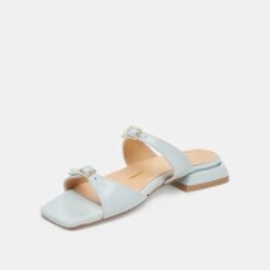 LAVERN SANDALS ICE BLUE CRINKLE PATENT(Lavern Sandals Ice Blue Crinkle Patent) -Dolce Vita Shop DOLCEVITA SANDALS LAVERN LIGHTBLUELEATHER 08