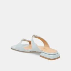 LAVERN SANDALS ICE BLUE CRINKLE PATENT(Lavern Sandals Ice Blue Crinkle Patent) -Dolce Vita Shop DOLCEVITA SANDALS LAVERN LIGHTBLUELEATHER 09