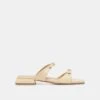 LAVERN SANDALS LIGHT YELLOW CRINKLE PATENT(Lavern Sandals Light Yellow Crinkle Patent)