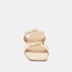 LAVERN SANDALS LIGHT YELLOW CRINKLE PATENT(Lavern Sandals Light Yellow Crinkle Patent) -Dolce Vita Shop DOLCEVITA SANDALS LAVERN LIGHTYELLOWLEATHER 04