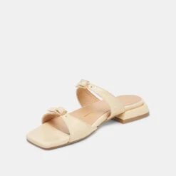 LAVERN SANDALS LIGHT YELLOW CRINKLE PATENT(Lavern Sandals Light Yellow Crinkle Patent) -Dolce Vita Shop DOLCEVITA SANDALS LAVERN LIGHTYELLOWLEATHER 08
