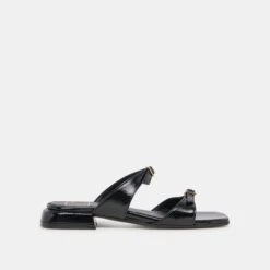 LAVERN SANDALS MIDNIGHT CRINKLE PATENT(Lavern Sandals Midnight Crinkle Patent)