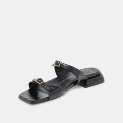 LAVERN SANDALS MIDNIGHT CRINKLE PATENT(Lavern Sandals Midnight Crinkle Patent) -Dolce Vita Shop DOLCEVITA SANDALS LAVERN MIDNIGHTCRINKLEPATENT 08