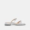 LAVERN SANDALS SILVER METALLIC LEATHER(Lavern Sandals Silver Metallic Leather)