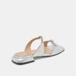 LAVERN SANDALS SILVER METALLIC LEATHER(Lavern Sandals Silver Metallic Leather) -Dolce Vita Shop DOLCEVITA SANDALS LAVERN SILVERMETALLICLEATHER 03