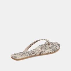 LAYNEY SANDALS BLACK WHITE EMBOSSED SNAKE(Layney Sandals Black White Embossed Snake) -Dolce Vita Shop DOLCEVITA SANDALS LAYNEY BLACK WHITEEMBOSSEDLEATHER 03