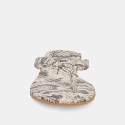 LAYNEY SANDALS BLACK WHITE EMBOSSED SNAKE(Layney Sandals Black White Embossed Snake) -Dolce Vita Shop DOLCEVITA SANDALS LAYNEY BLACK WHITEEMBOSSEDLEATHER 04