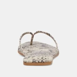 LAYNEY SANDALS BLACK WHITE EMBOSSED SNAKE(Layney Sandals Black White Embossed Snake) -Dolce Vita Shop DOLCEVITA SANDALS LAYNEY BLACK WHITEEMBOSSEDLEATHER 05