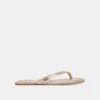 LAYNEY SANDALS LIGHT GOLD METALLIC LEATHER(Layney Sandals Light Gold Metallic Leather)