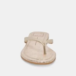 LAYNEY SANDALS LIGHT GOLD METALLIC LEATHER(Layney Sandals Light Gold Metallic Leather) -Dolce Vita Shop DOLCEVITA SANDALS LAYNEY LIGHTGOLDMETALLICLEATHER 04