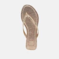 LAYNEY SANDALS LIGHT GOLD METALLIC LEATHER(Layney Sandals Light Gold Metallic Leather) -Dolce Vita Shop DOLCEVITA SANDALS LAYNEY LIGHTGOLDMETALLICLEATHER 06