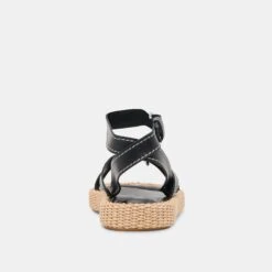 ROXIE SANDALS BLACK LEATHER(Roxie Sandals Black Leather) -Dolce Vita Shop DOLCEVITA SANDALS ROXIE BLACKLEATHER 05