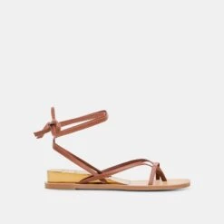RUDIE SANDALS COGNAC LEATHER(Rudie Sandals Cognac Leather)