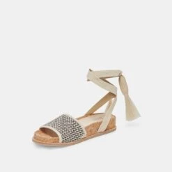 Dolce Vita SALACY SANDALS BLACK NATURAL RAFFIA(Salacy Sandals Black Natural Raffia) -Dolce Vita Shop DOLCEVITA SANDALS SALACY BLACKNATURALRAFFIA 09