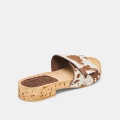 SANDY SANDALS COCOA TAURUS CALF HAIR(Sandy Sandals Cocoa Taurus Calf Hair) -Dolce Vita Shop DOLCEVITA SANDALS SANDY COCOATAURUSCALFHAIR 03