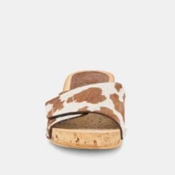 SANDY SANDALS COCOA TAURUS CALF HAIR(Sandy Sandals Cocoa Taurus Calf Hair) -Dolce Vita Shop DOLCEVITA SANDALS SANDY COCOATAURUSCALFHAIR 04