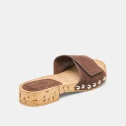 SANDY SANDALS DK BROWN SUEDE(Sandy Sandals Dk Brown Suede) -Dolce Vita Shop DOLCEVITA SANDALS SANDY DKBROWNSUEDE 03