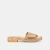 SANDY SANDALS TAUPE SUEDE(Sandy Sandals Taupe Suede)