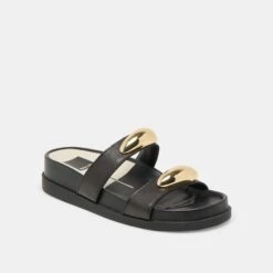 SATINE SANDALS BLACK LEATHER(Satine Sandals Black Leather) -Dolce Vita Shop DOLCEVITA SANDALS SATINE BLACKLEATHER 01
