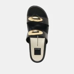 SATINE SANDALS BLACK LEATHER(Satine Sandals Black Leather) -Dolce Vita Shop DOLCEVITA SANDALS SATINE BLACKLEATHER 06