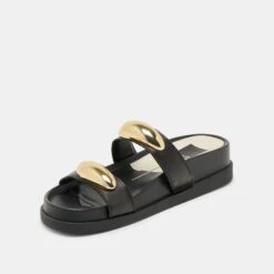 SATINE SANDALS BLACK LEATHER(Satine Sandals Black Leather) -Dolce Vita Shop DOLCEVITA SANDALS SATINE BLACKLEATHER 08
