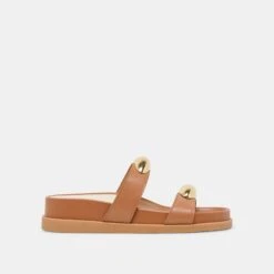 SATINE SANDALS SADDLE LEATHER(Satine Sandals Saddle Leather)